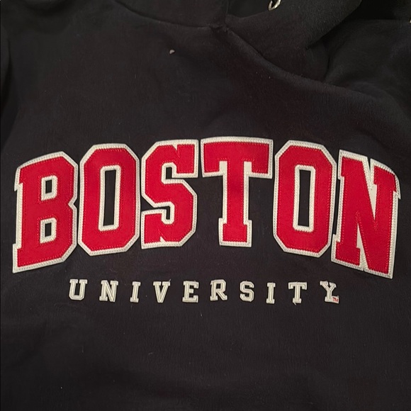 Champion Men’s Boston University Navy Hoodie Size S - Picture 4 of 4
